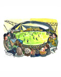 Sporting CP x Bodø/Glimt — Live Stadium Watercolor Sketch Print