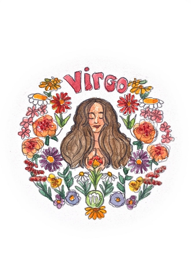 Zodiac Illustrated - Virgo