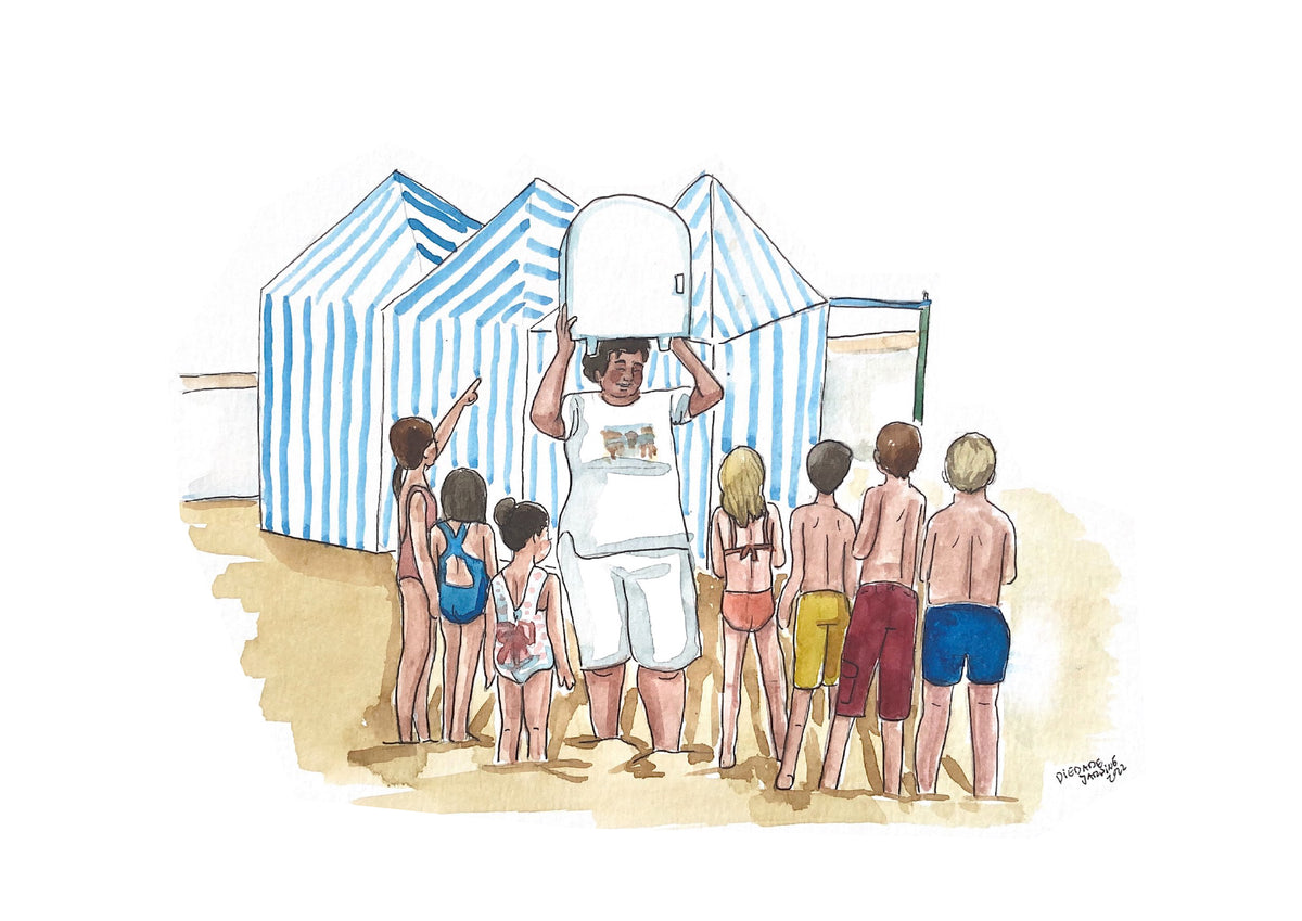 "Cecília" | São Martinho do Porto Illustrations' Stock Off
