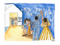 "Baile das Xitas" | São Martinho do Porto Illustrations' Stock Off